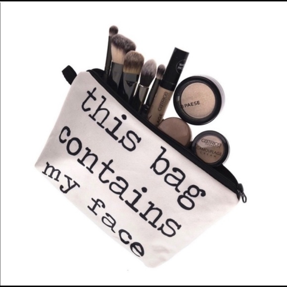 Handbags - This Bag Contains My Face” Bag